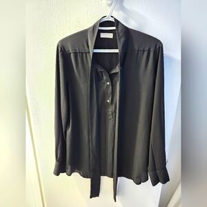 Aritzia Babaton Piero Bow Blouse, L